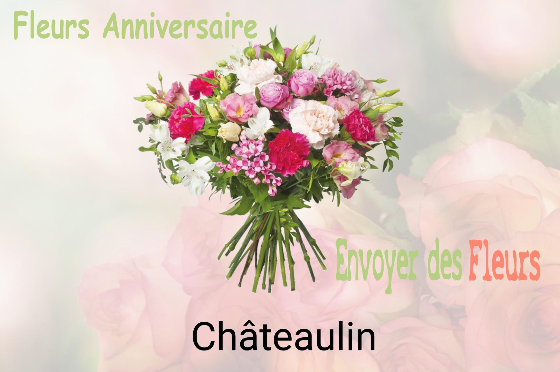 Bouquet de fleurs d’anniversaire livré à Châteaulin