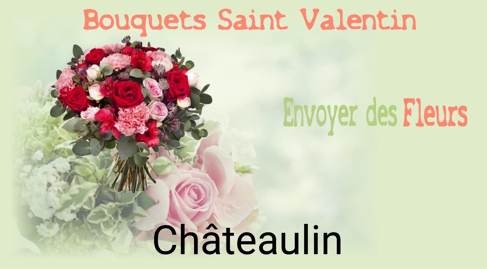 Roses de Saint-Valentin livrées à Châteaulin
